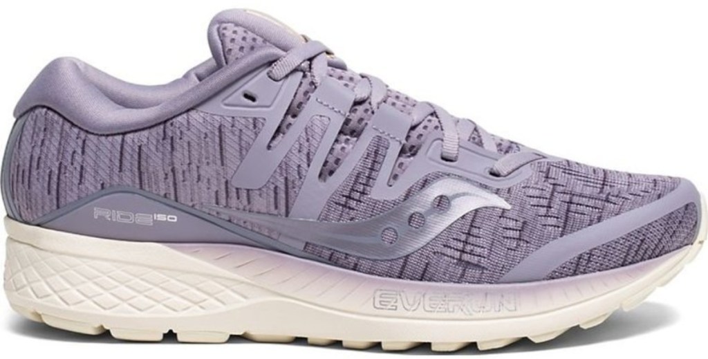 purple everun shoes with white soles