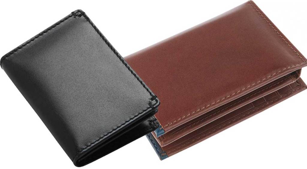 jos a bank men's leather wallets L-Fold in black and cognac