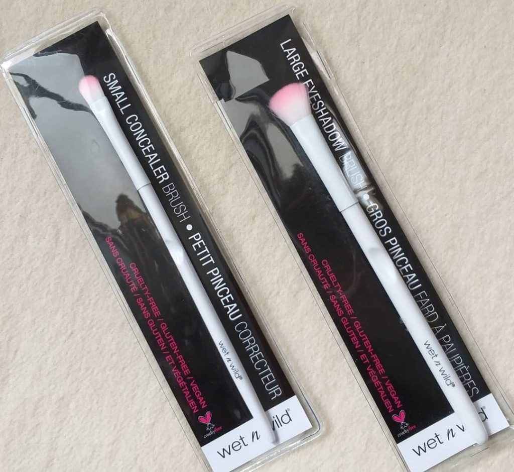 Two makeup brushes