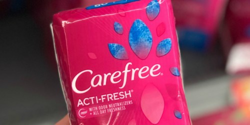 2 FREE Carefree Panty Liners Packs After CVS Rewards