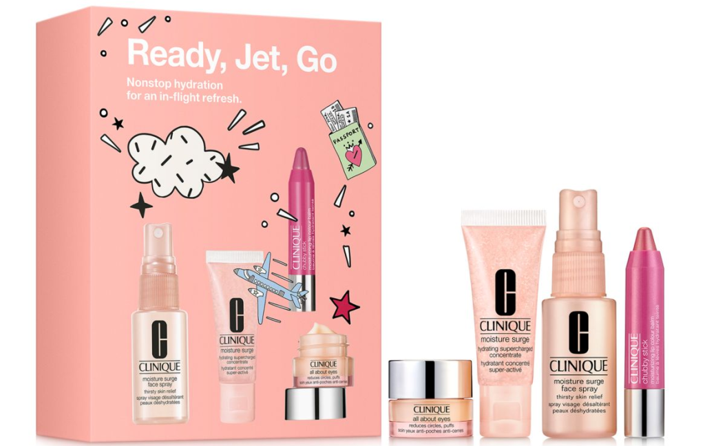 Clinique Ready Jet Go Skincare