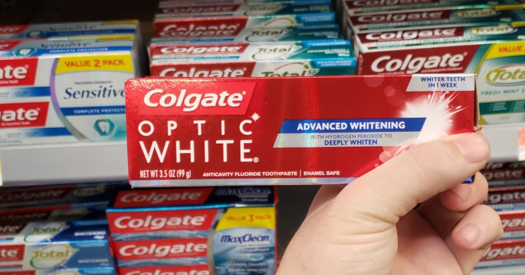 Colgate Optic White Advanced Whitening Toothpaste