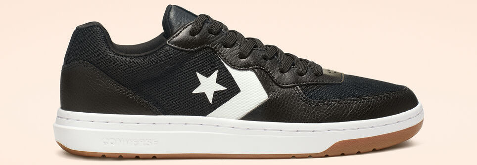 white and black leather shoe