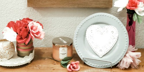 This Dollar Tree Valentine’s Day Home Décor Idea is Simple & Frugal