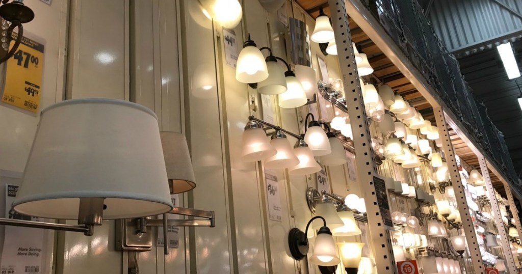 lighting fixtures in-store