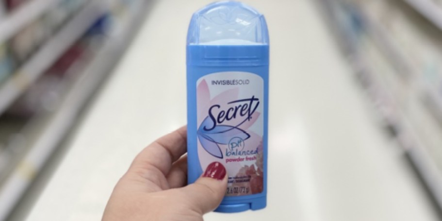 Get TWO Secret Deodorants for Only $2.98 After Target Gift Card!