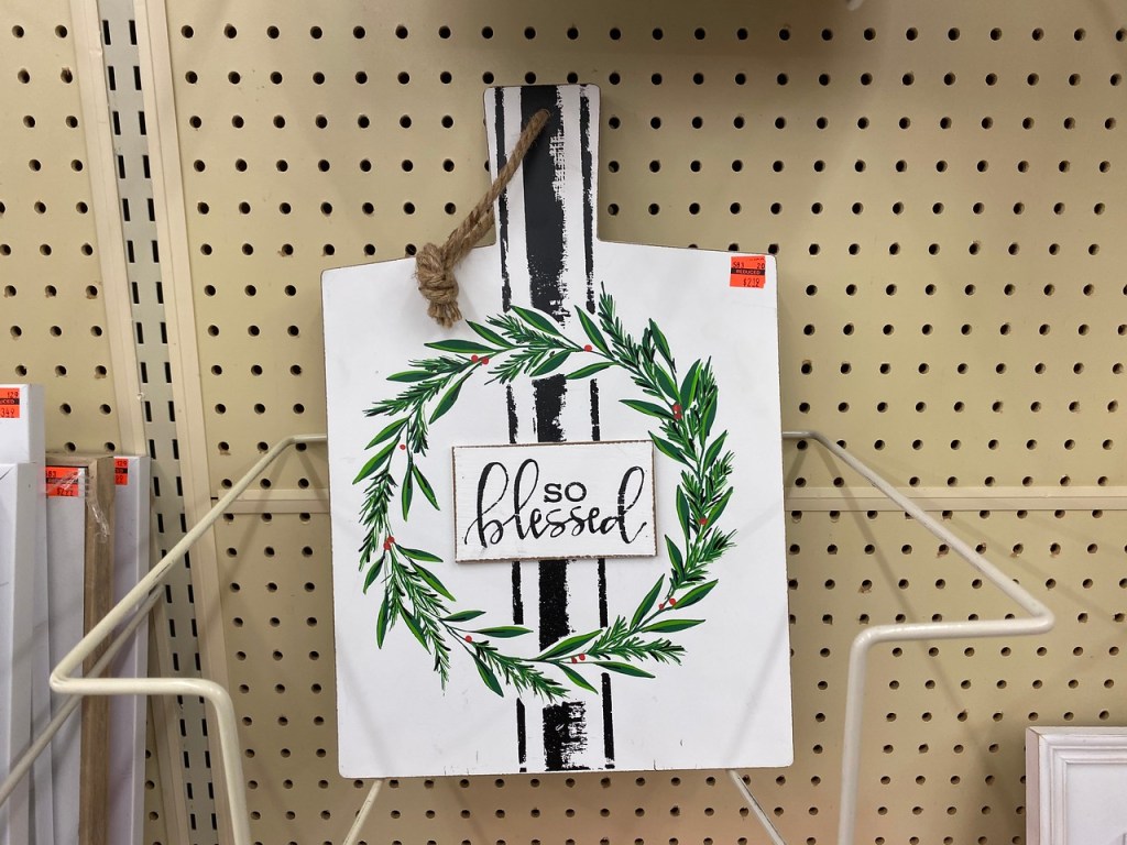 So Blessed Chopping Board Sign