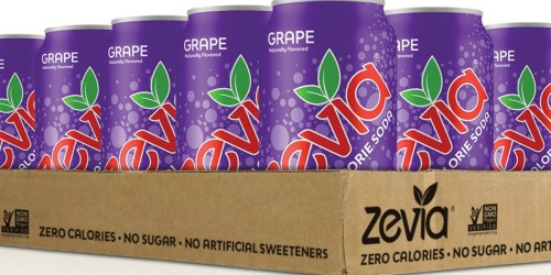 Zevia Zero Calorie Soda 24-Pack as Low as $15 Shipped on Amazon