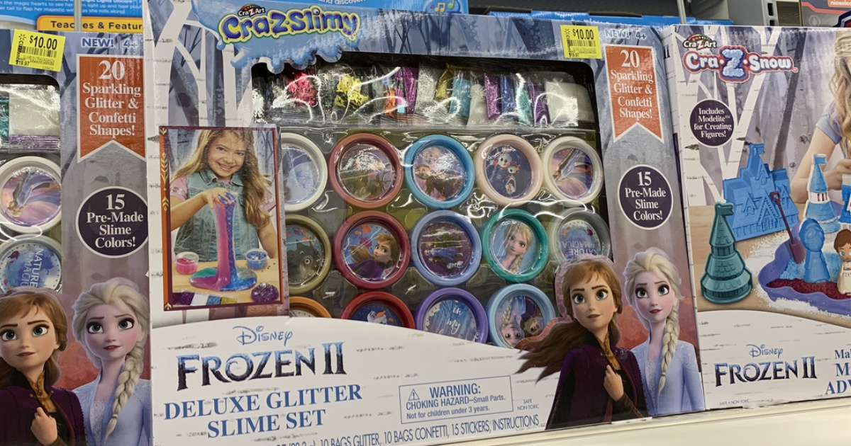 Frozen II deluxe glitter slime set in box