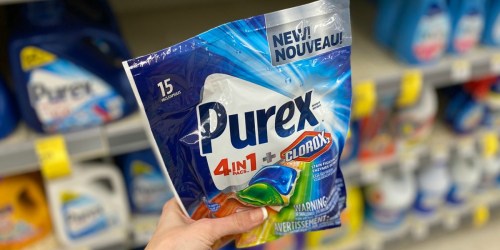 Purex 4-in-1 Laundry Detergent Pacs w/ Clorox 45-Count Just $5.31 Shipped on Amazon