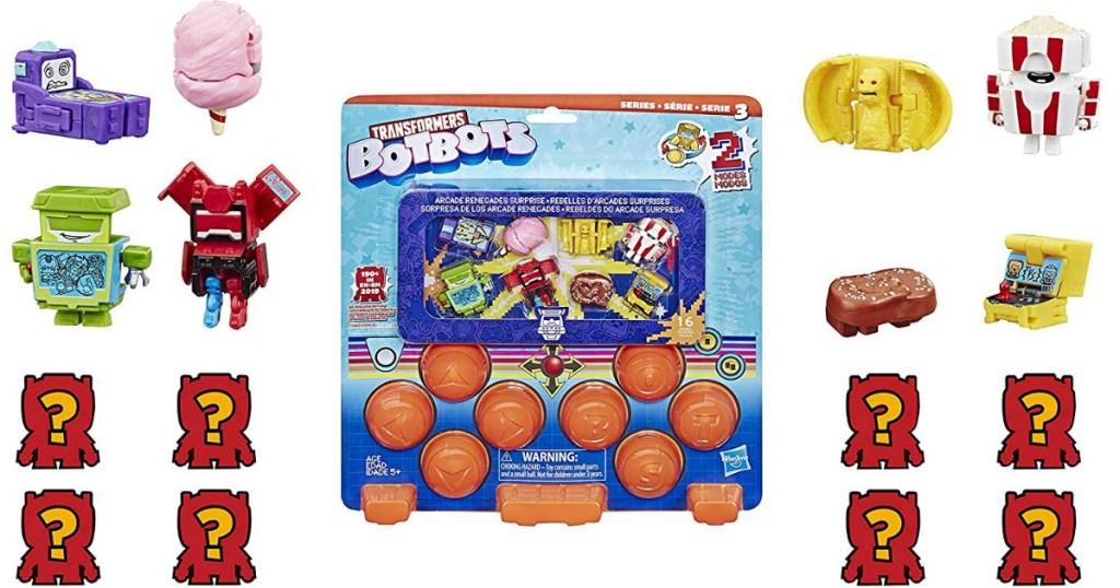 transformers botbots in and out of package