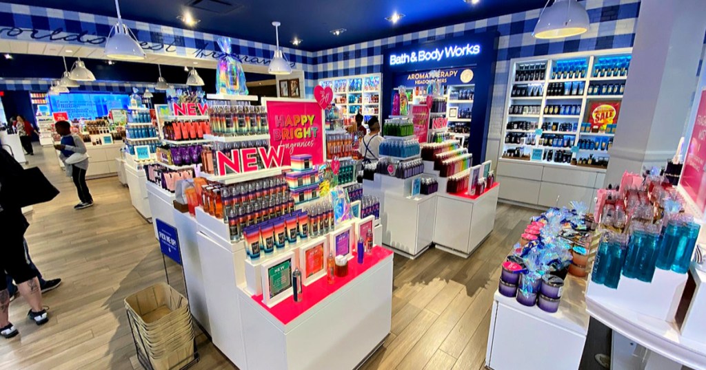 Bath and Body Works Spring time store front