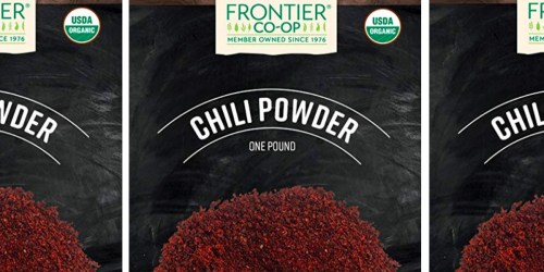 Frontier Organic Chili Powder Blend One-Pound Container Just $6 Shipped on Amazon