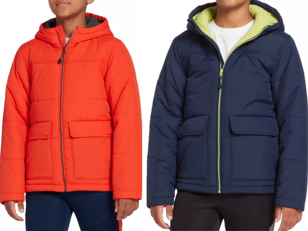 Boys wearing DSG insulated jackets