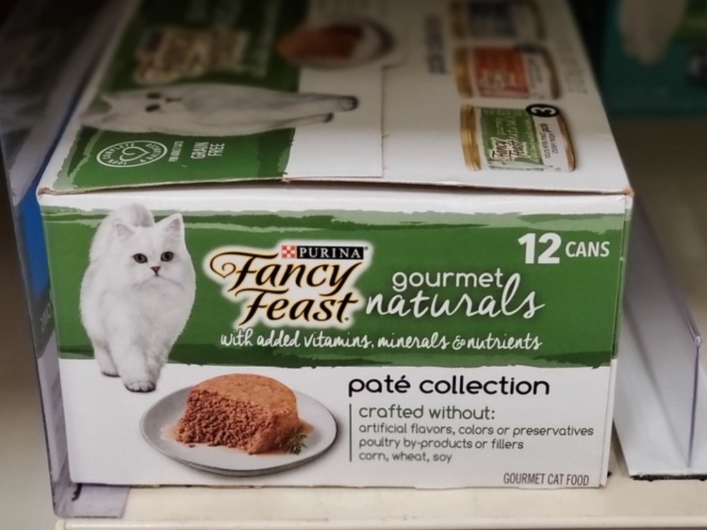 pack of wet cat food cans
