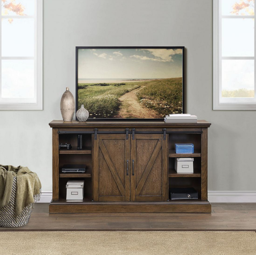 Fireplace TV Stand in living area