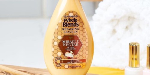 FREE Garnier Whole Blends Honey Treasures Leave-In Treatment Sample