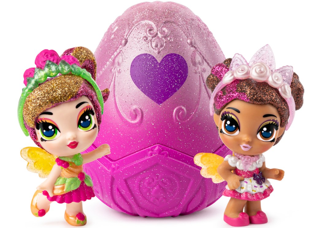 Hatchimals Pixies next to egg