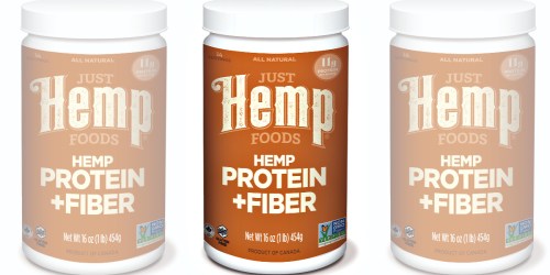 Just Hemp Foods Protein Powder + Fiber Only $1.94 Shipped on Amazon (Regularly $13)