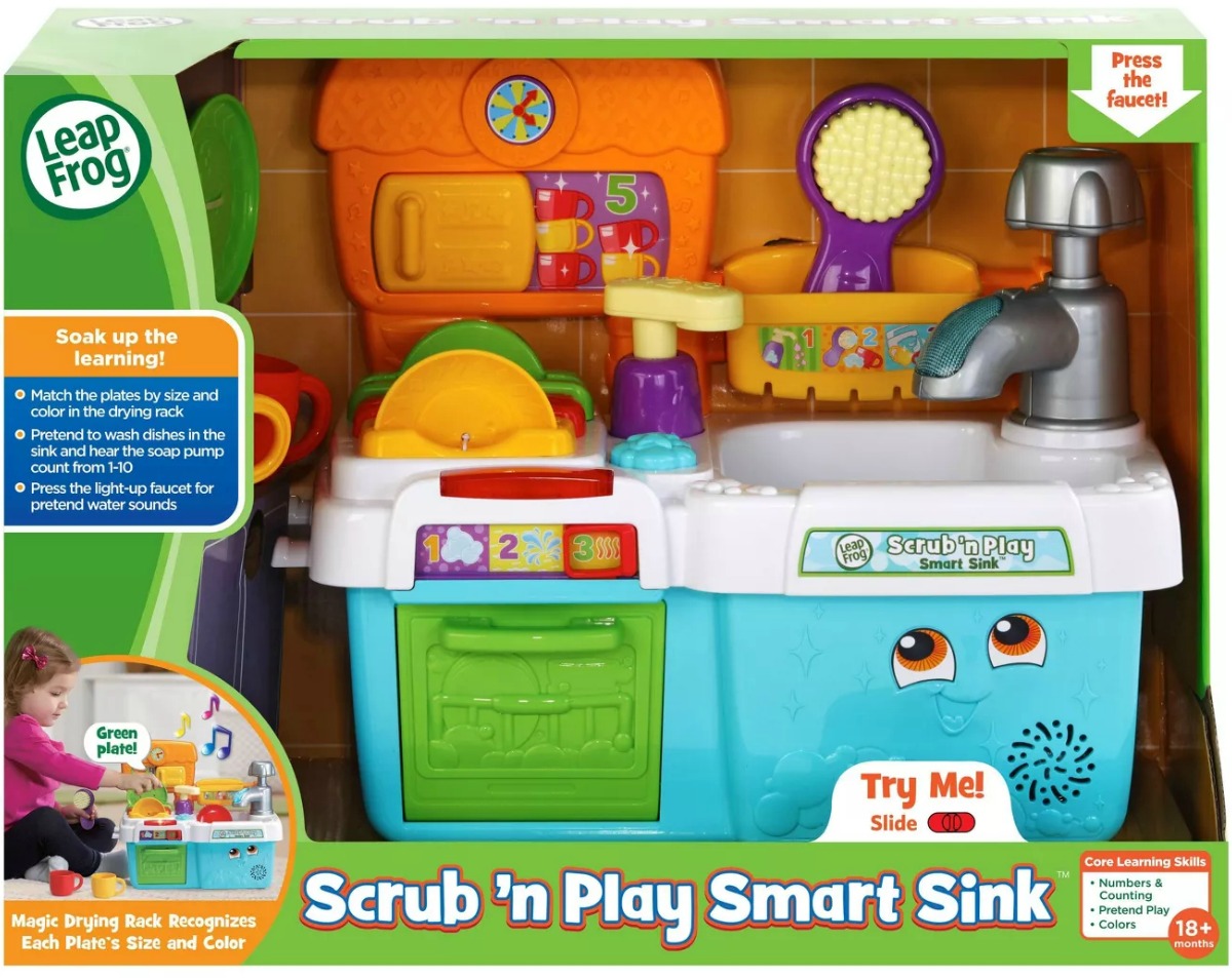 Kid's sink and stove playset in package