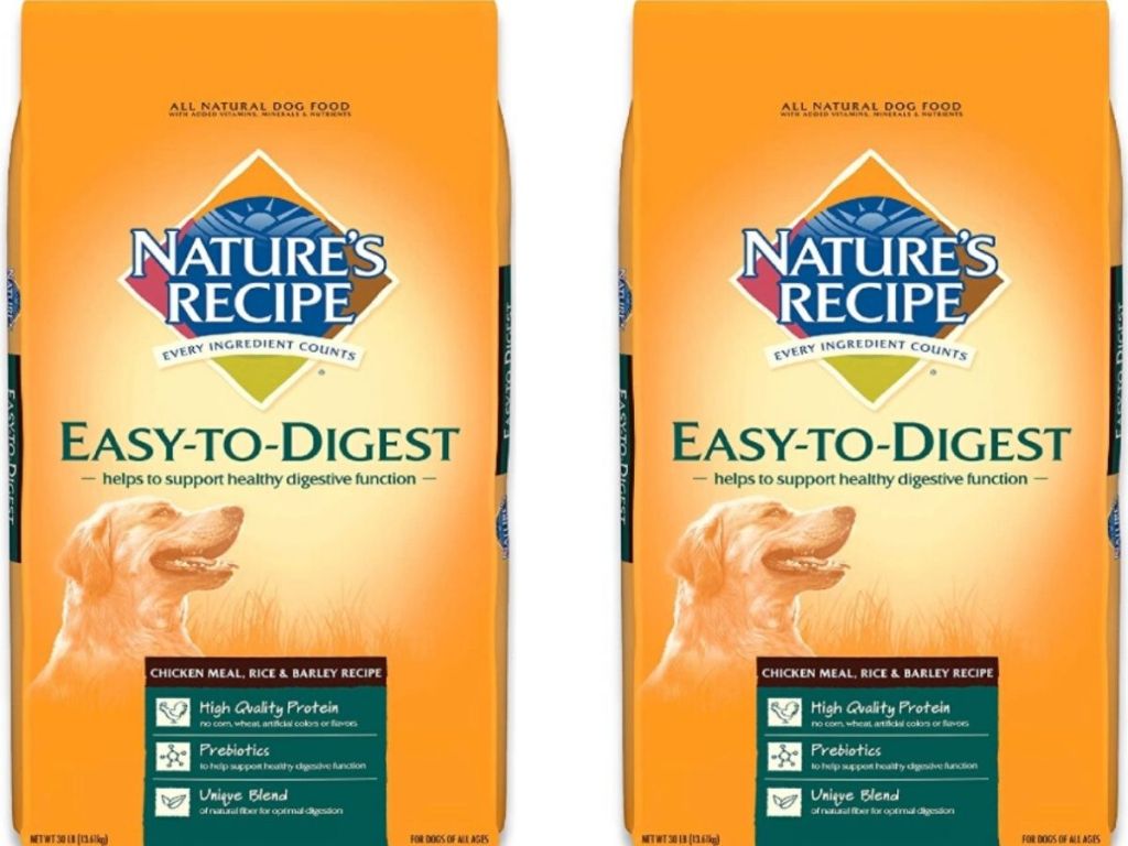 Two 30 lb bags of dry dog food