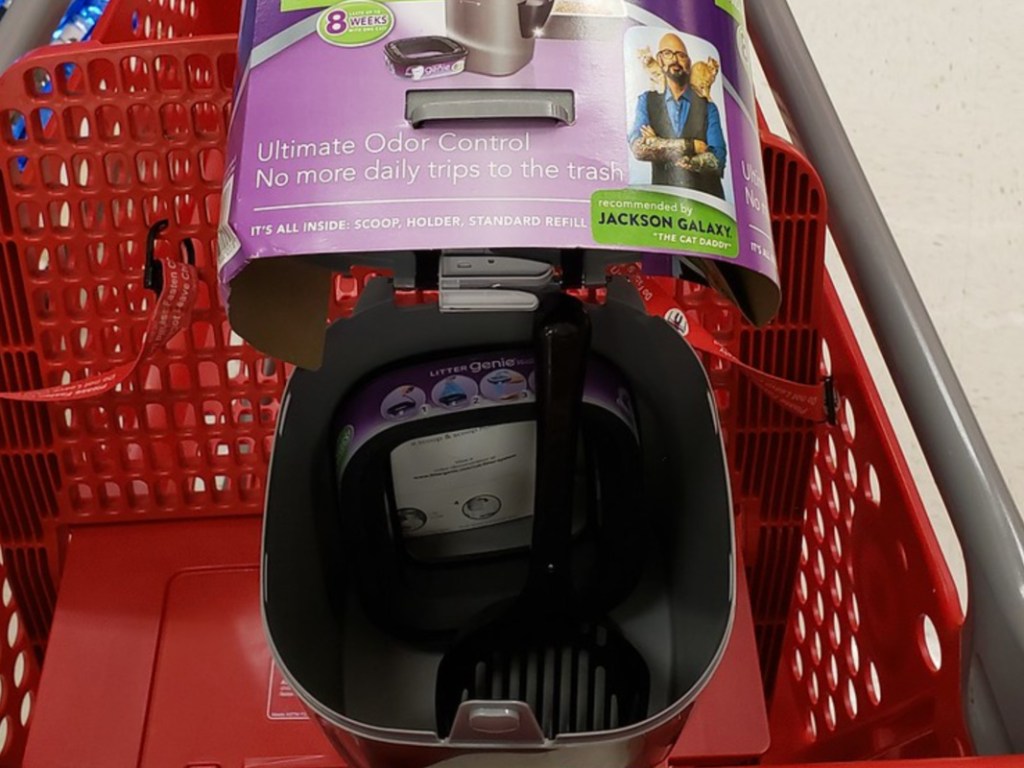 kitty litter pail and scoop