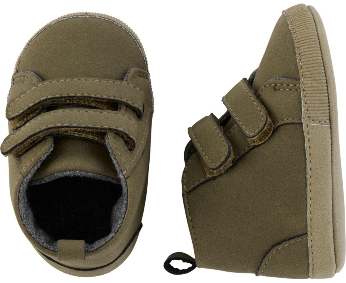 brown OshKosh baby shoes