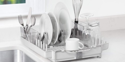 OXO Good Grips Foldaway Dish Rack Only $29.99 Shipped on Macy’s (Regularly $67)