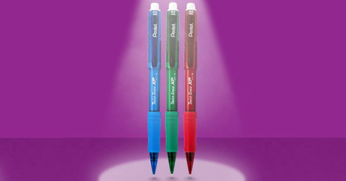 three Pentel Mechanical Pencils