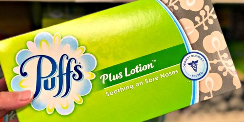 Puffs Plus Lotion Tissues 124-Count Just $2.24 on Amazon