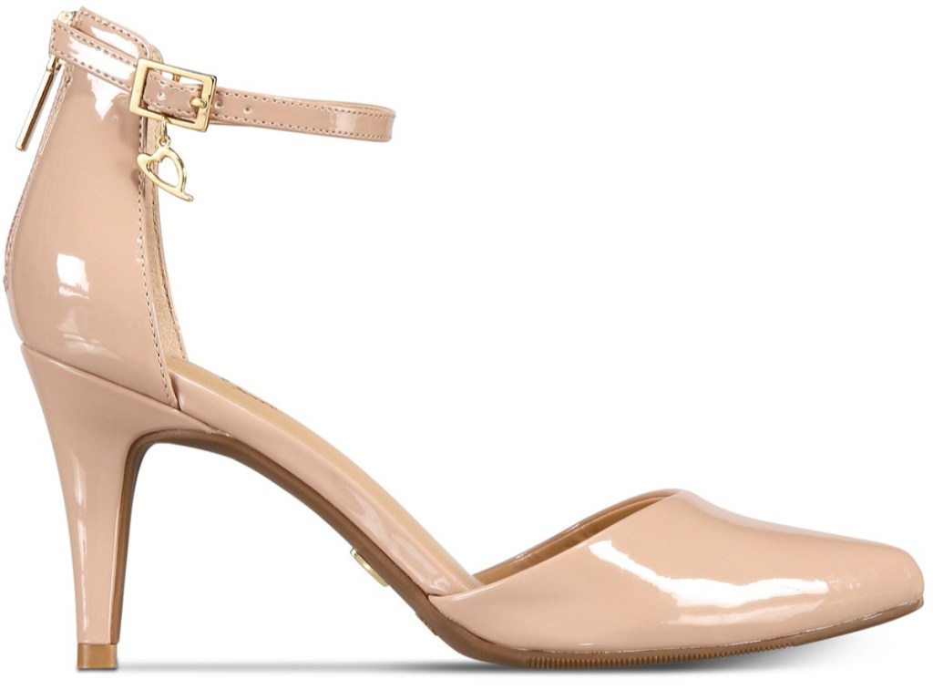 nude colored Thalia Sodi Vanesssa Pointed-Toe Pumps