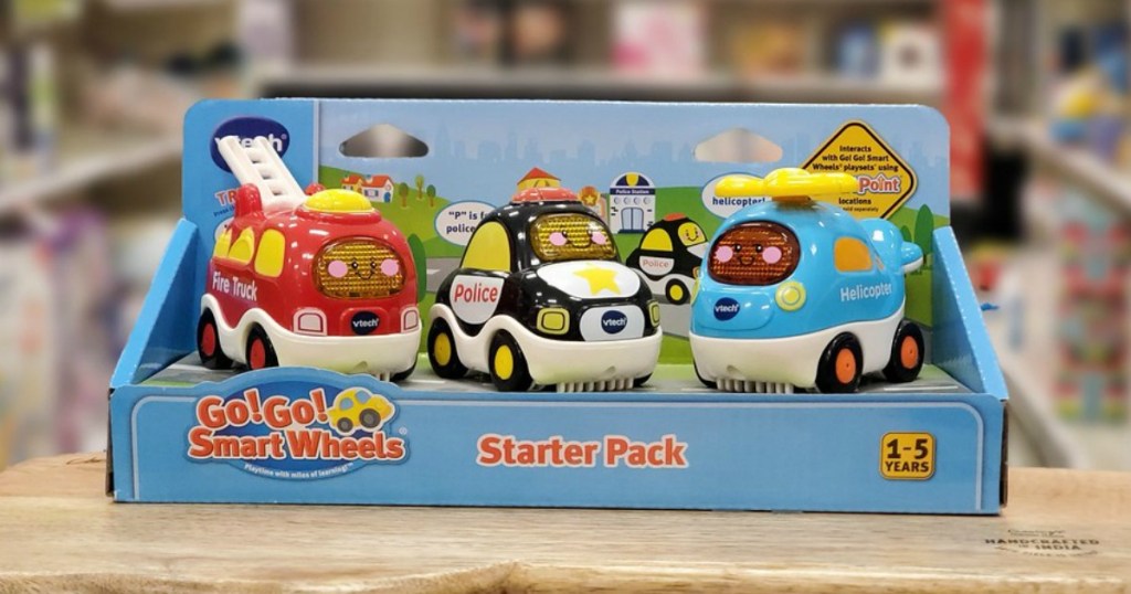 Vtech Go Go Cars at Target on a shelf