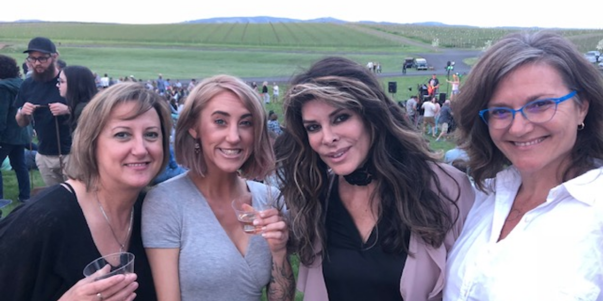 Women wine tasting in Walla Walla, WA