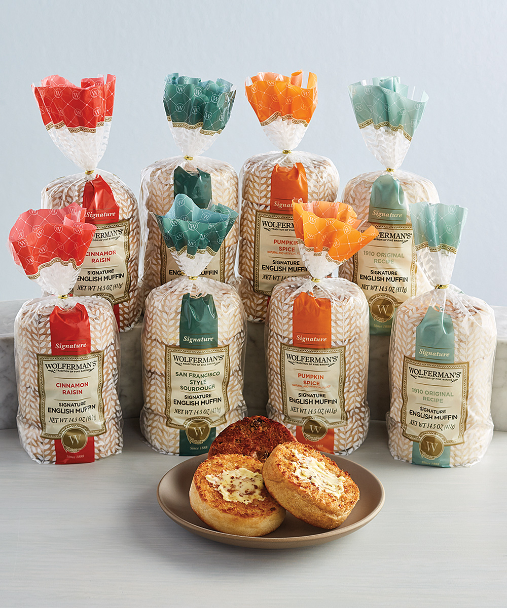 Variety of Wolferman's Bagels 