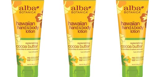  Alba Botanica Repleneshing Hawaiian Hand & Body Lotion Only $3.98 Shipped on Amazon