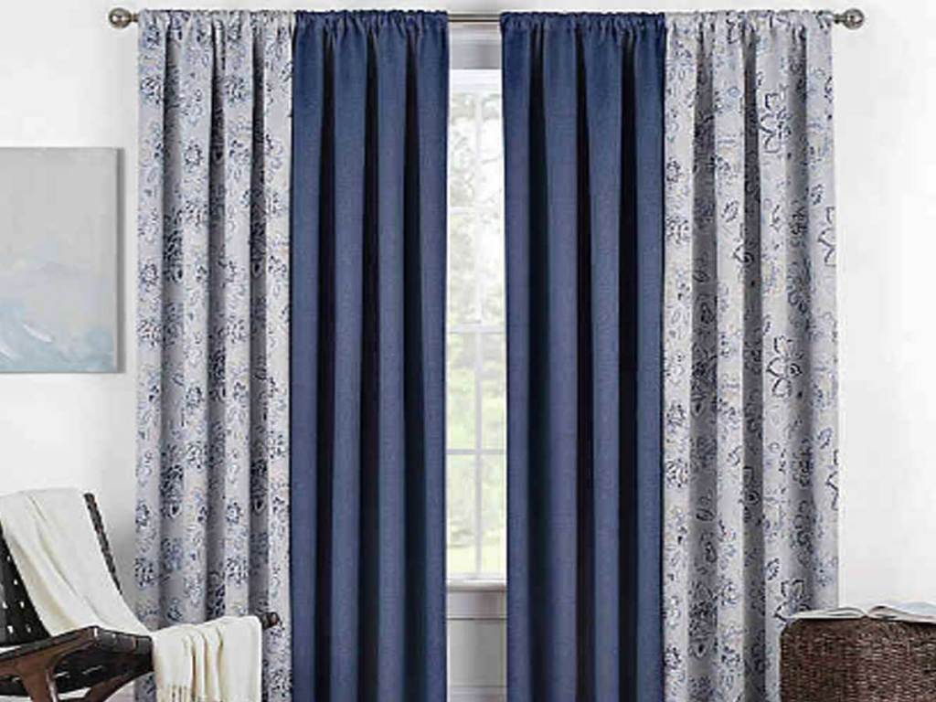 Eclipse Twilight Luna Rod Pocket Room Darkening Window Curtain Panel