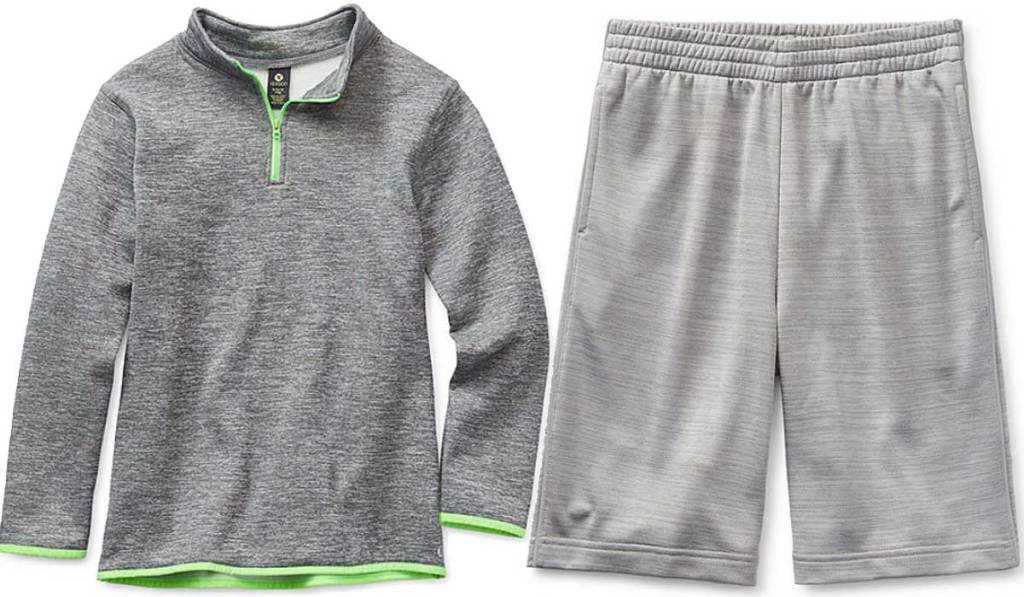 boys pullover and shorts