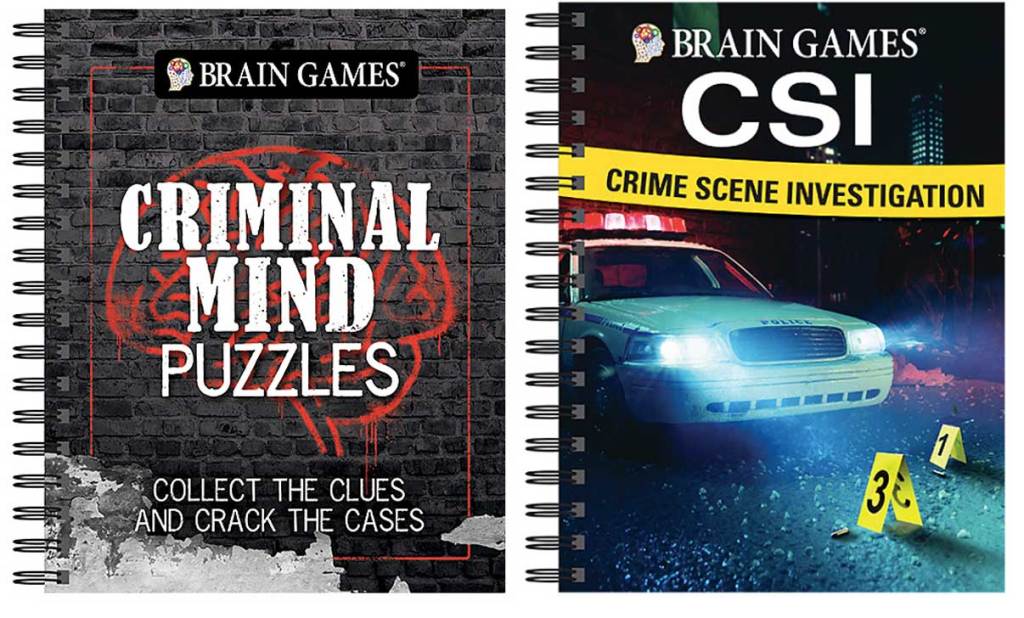 brain games criminal puzzle books