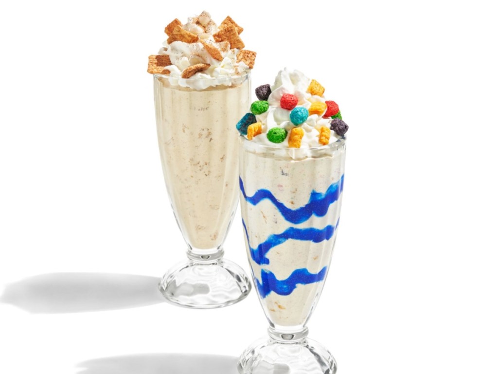 2 Cereal milkshakes from IHOP