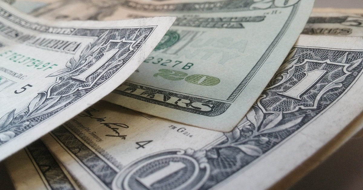 dollar bills - stimulus check