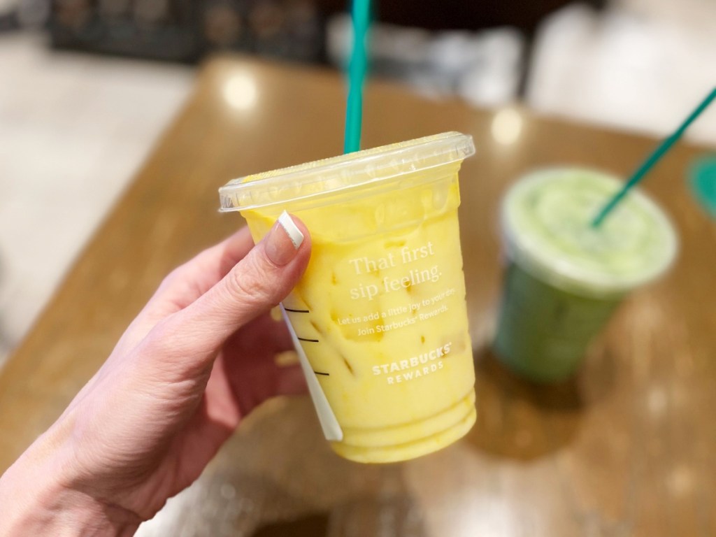 Iced Golden Ginger drink at Starbucks