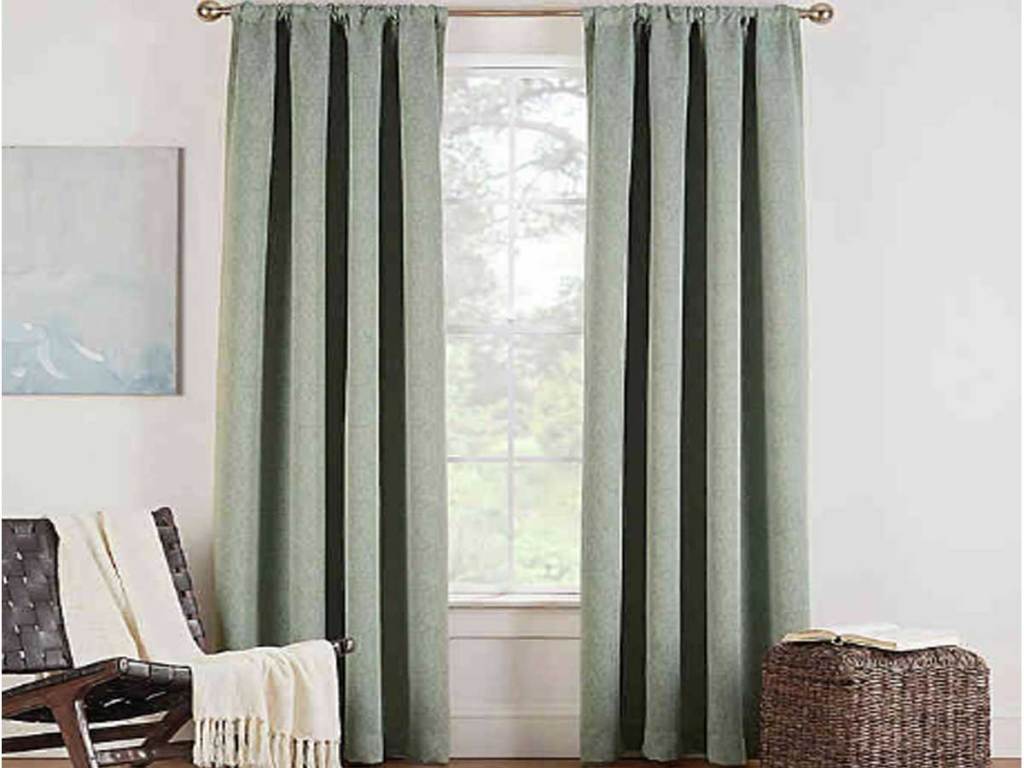 Eclipse Twilight Luna Rod Pocket Room Darkening Window Curtain Panel