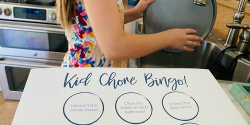 We’ve Created a Free Kids Chore Bingo Printable to Make Cleaning Fun!