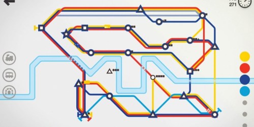 FREE Highly Rated Mini Metro iOS Game
