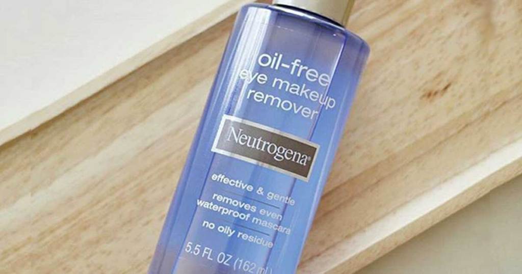 bottle of neutrogena eye make up remover