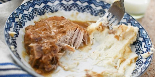 Easy Smothered Crock-Pot Pork Chops With Gravy