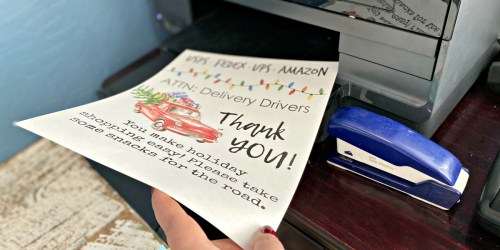 Show Your Appreciation to Delivery Drivers: Download Our Free Printable!