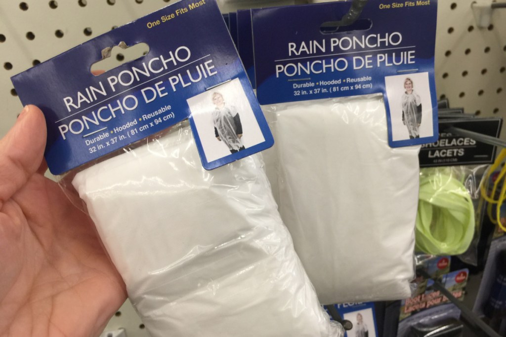 dollar tree ponchos