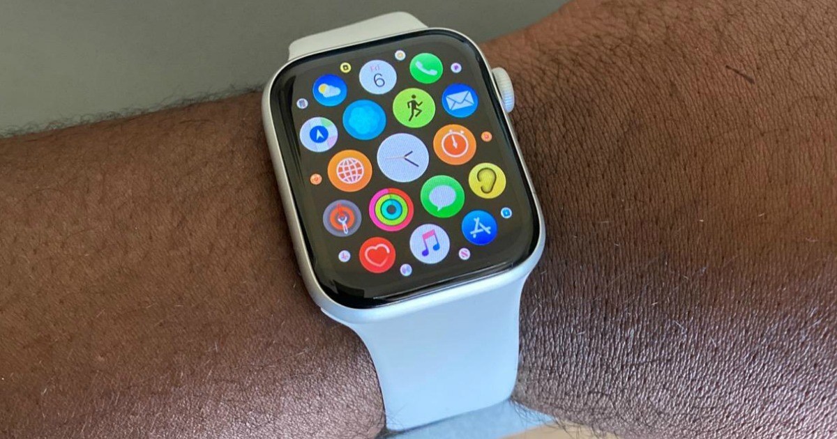 man wearing Apple Series 3 GPS Watch