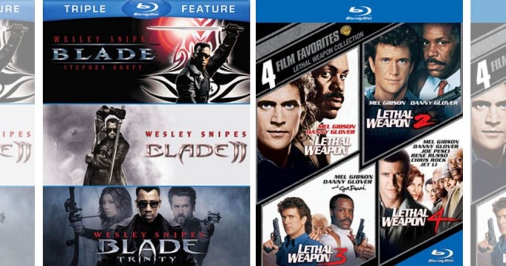 Blu-Ray Blade and Lethal Weapon 